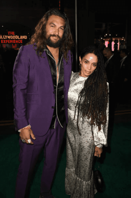 Jason Momoa and Lisa Bonet on the red carpet for the premiere of the "Joker," on September 28, 2019, California | Source: Getty Images