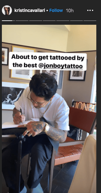 A photo of Kristin Cavallari's tattoo artist, Jon Boy. | Photo: Instagram/kristincavallari