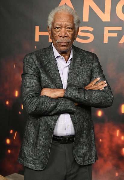 Morgan Freeman at the Photocall For Lions Gate's "Angel Has Fallen" on August 16, 2019 | Photo: Getty Images