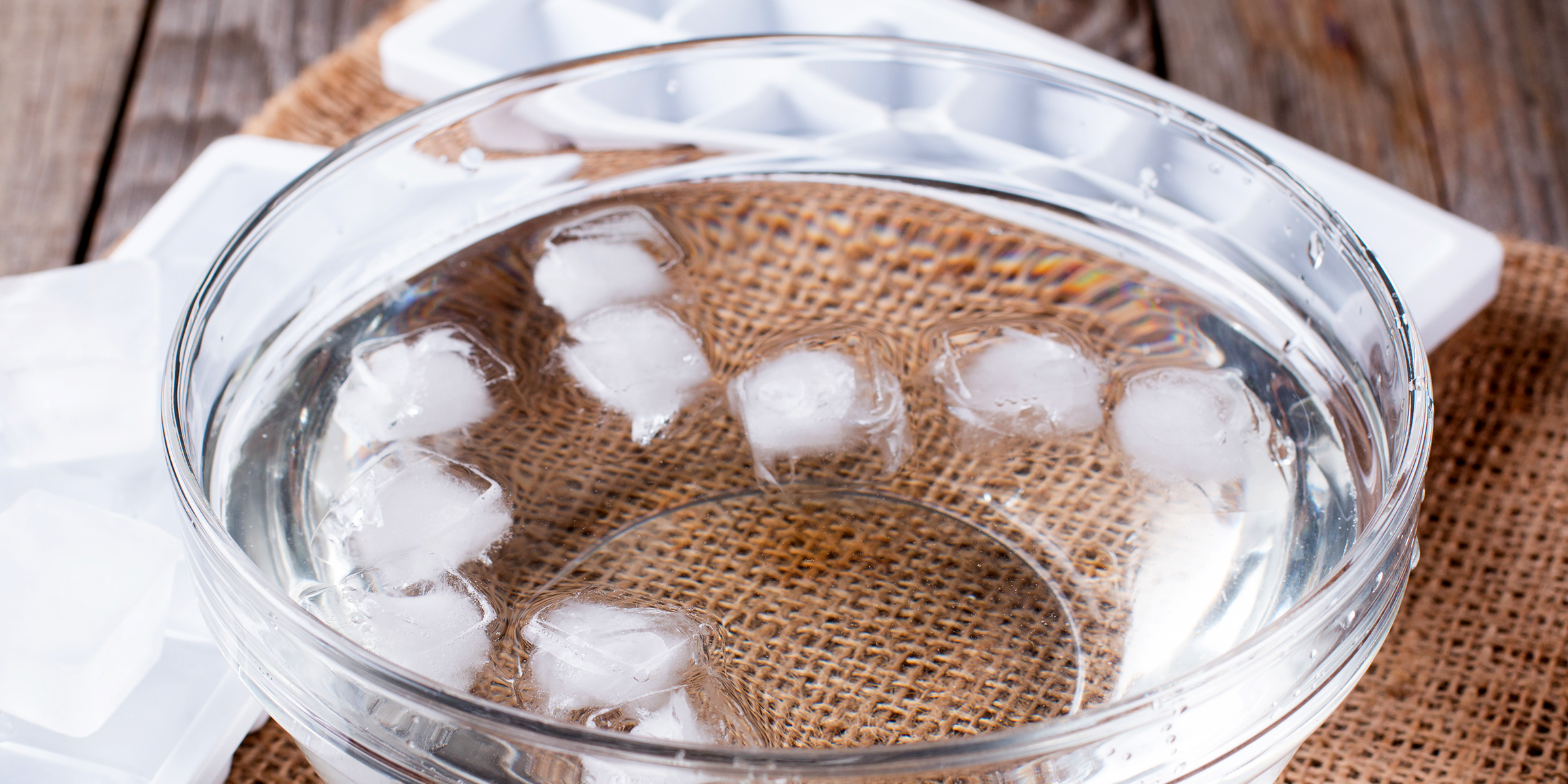 A Bowl Filled with Water and Ice | Source: Shutterstock