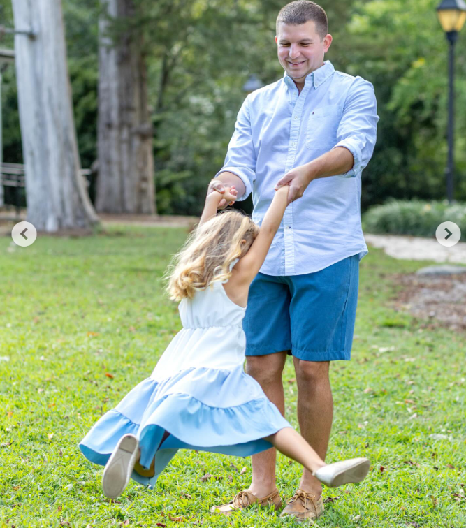 Dylan Franklin plays with Noelle, dated June 15, 2025 | Source: Instagram/dfrank