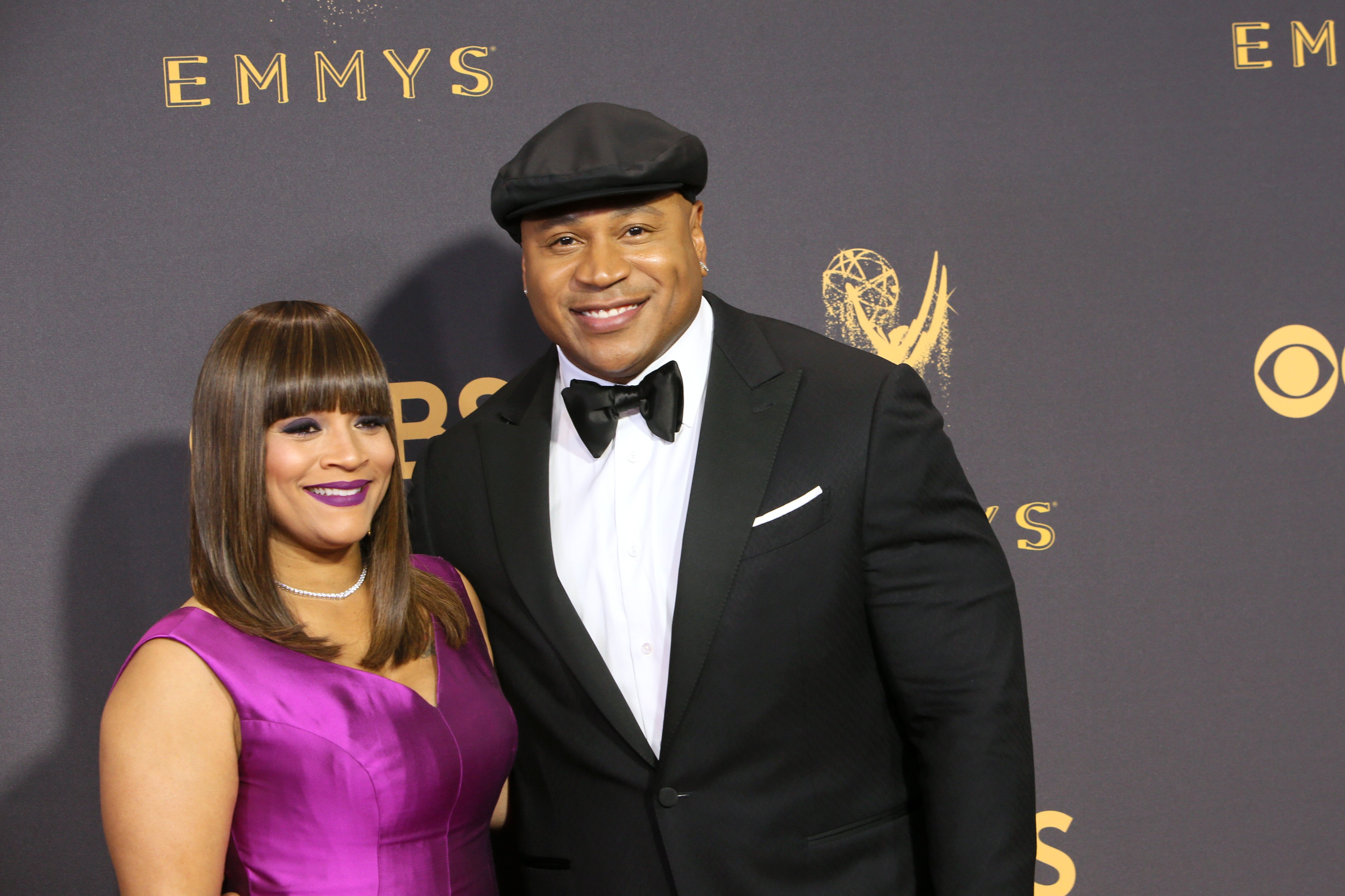  Simone Smith and LL Cool J at the 69th Annual Primetime Emmy Awards at Microsoft Theater on September 17, 2017 in Los Angeles, California.| Source: Getty Images