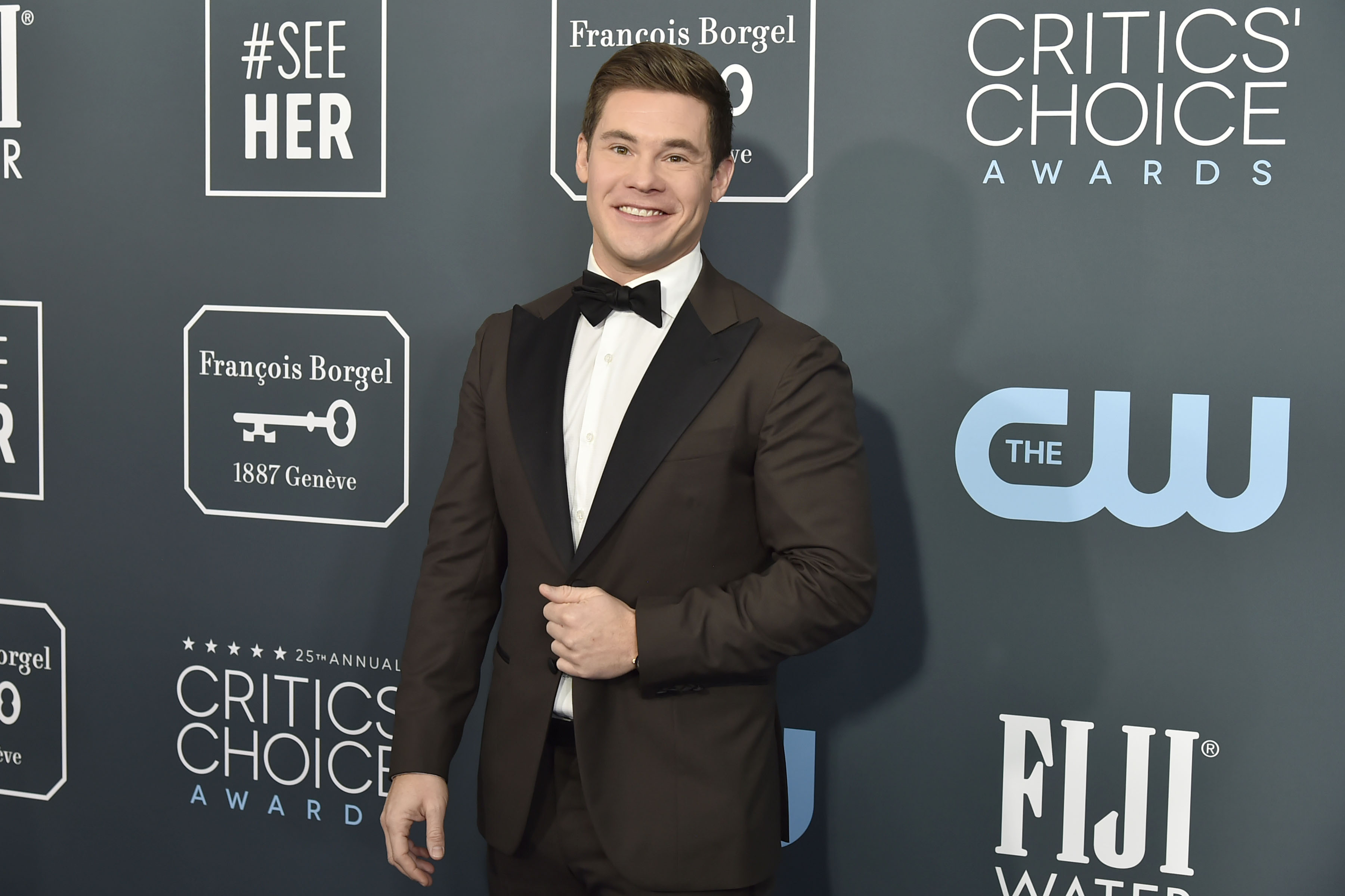Adam DeVine at the 25th Annual Critics' Choice Awards on January 12, 2020, in Santa Monica, California. | Source: Getty Images