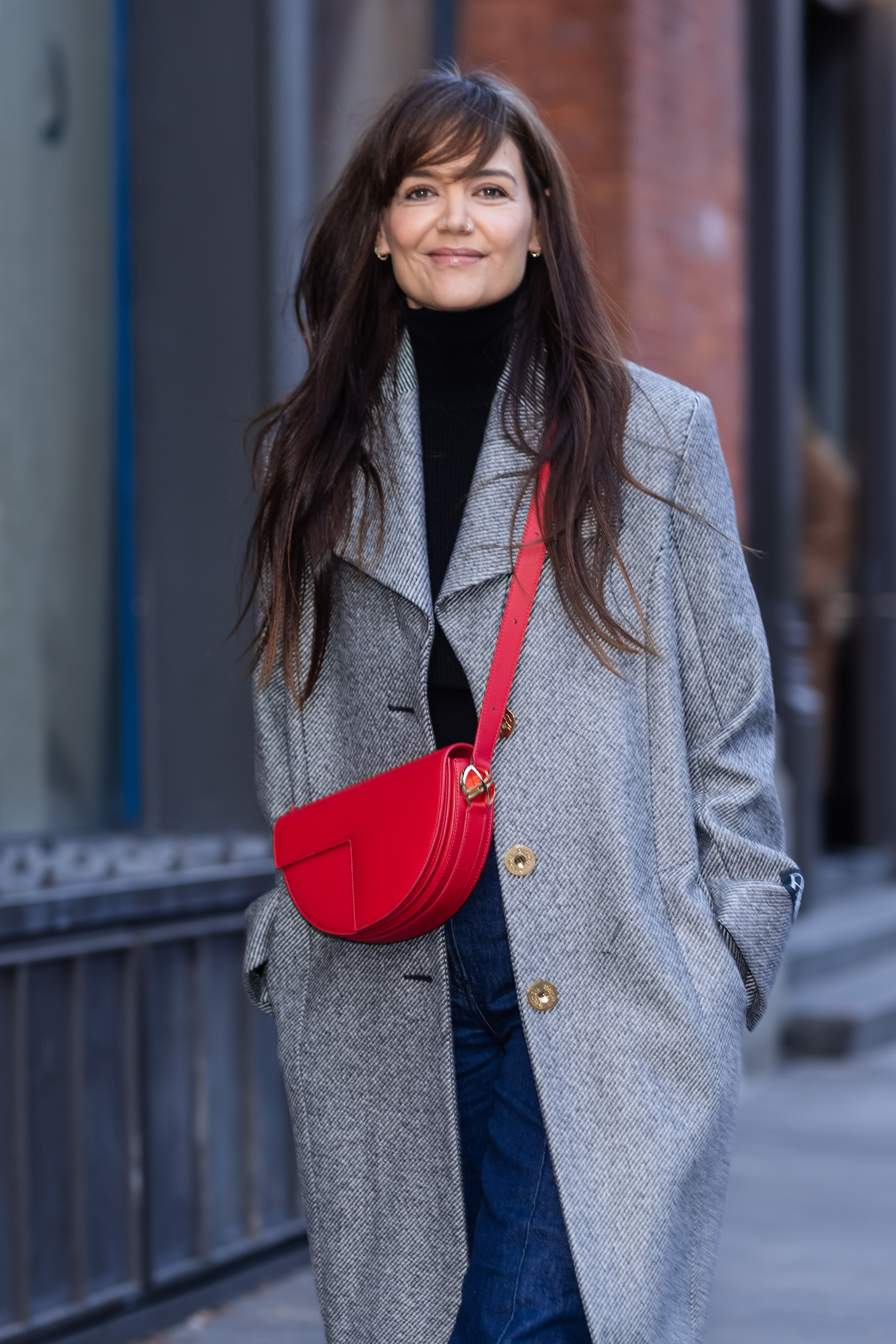 Katie Holmes spotted in New York City on December 26, 2023 | Source: Getty Images