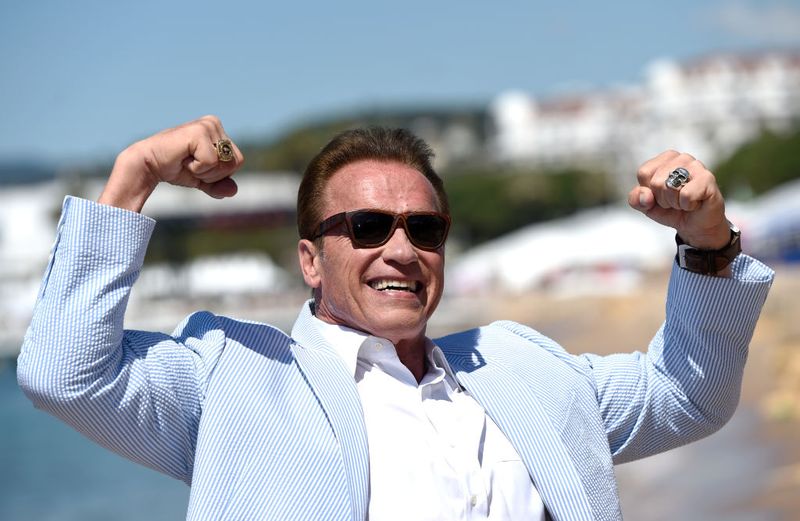 Arnold Schwarzenegger at the 70th annual Cannes Film Festival at Nikki Beach on May 20, 2017 | Photo: Getty Images