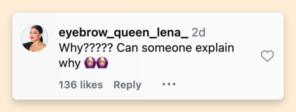 As the video spread online, questions like this flooded the comments, with many viewers trying to understand the moment that had suddenly become the center of the discussion. | Source: Instagram/elderordonez1