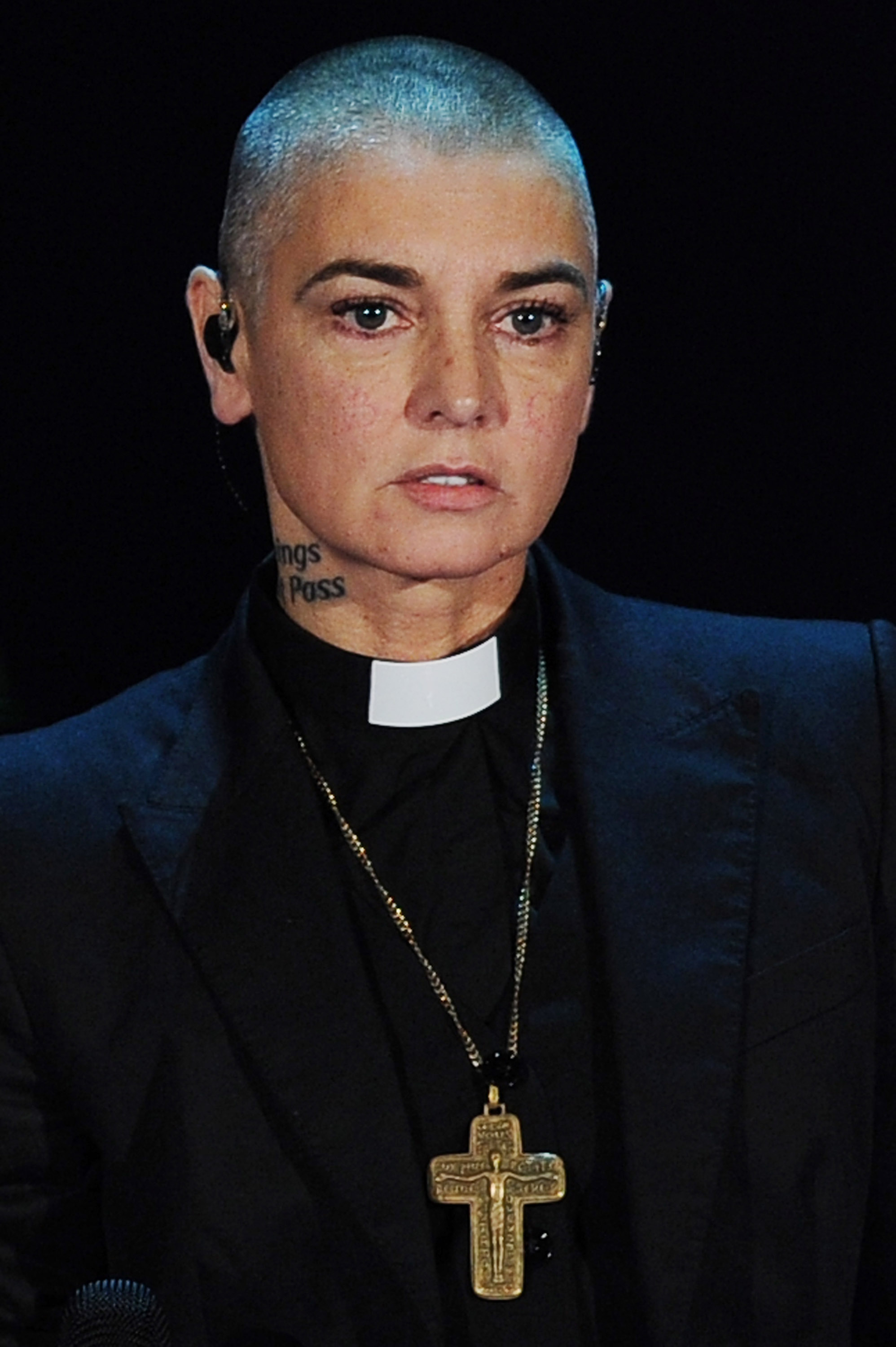 Sinéad O'Connor at the "Che Tempo Che Fa" Italian Tv Show on October 5, 2014, in Milan, Italy | Source: Getty Images