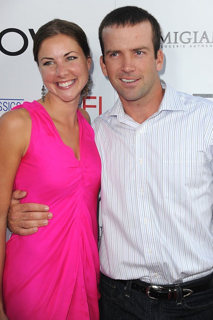 Lucas Black and his wife Maggie O'Brien. I Image: Getty Images.