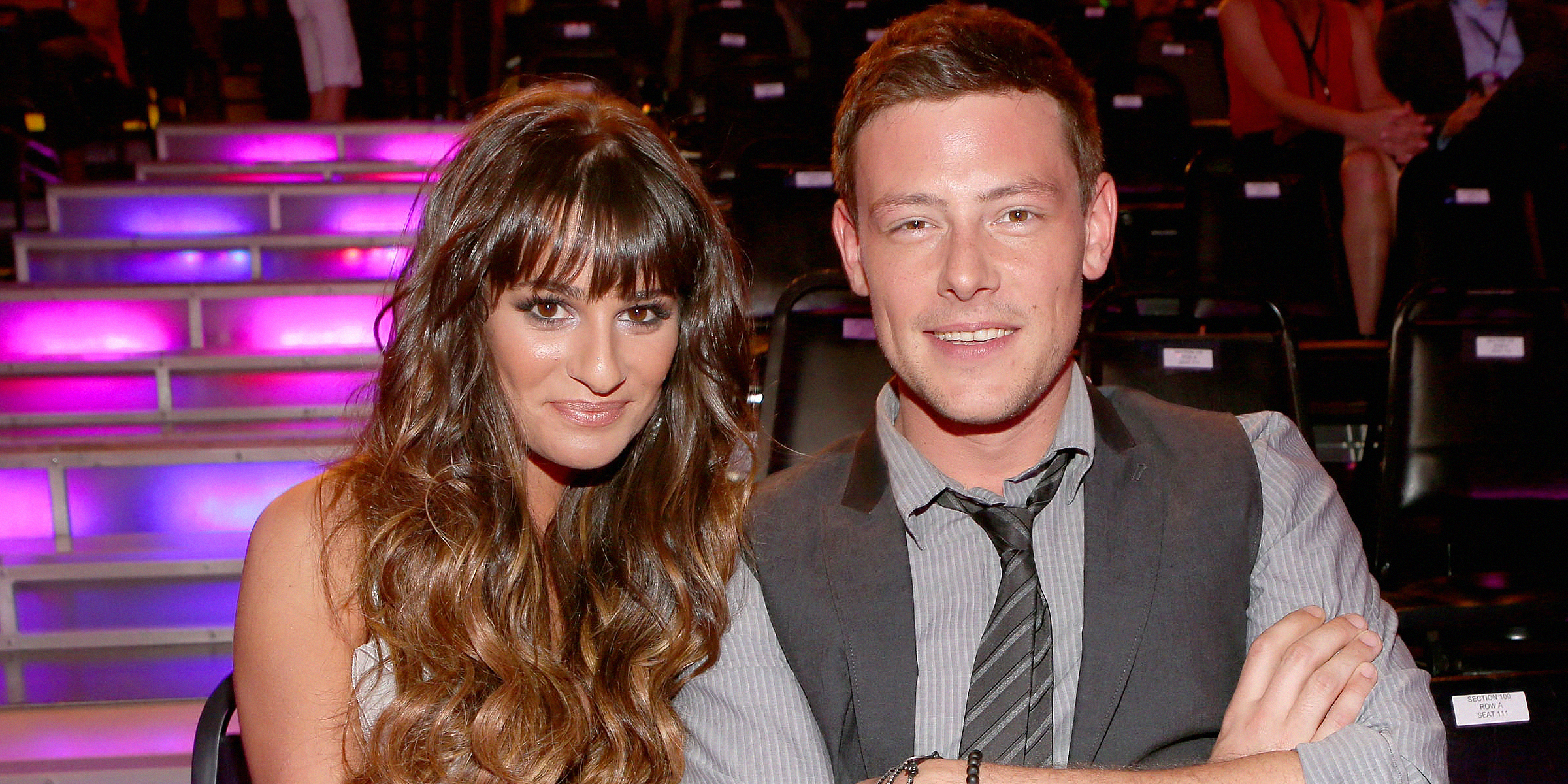 Lea Michele and Cory Monteith. | Source: Getty Images