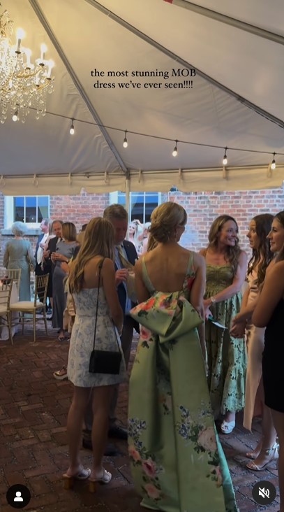 Lori DeWitt at her daughter's wedding in a clip uploaded on June 5, 2024 | Source: Instagram/capturedbychloe.co