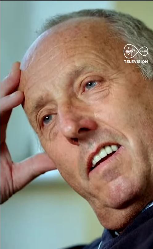 Andy Hallsworth during his interview with "Long Lost Family: Born Without Trace" | Source: Instagram/virginmediatelevision