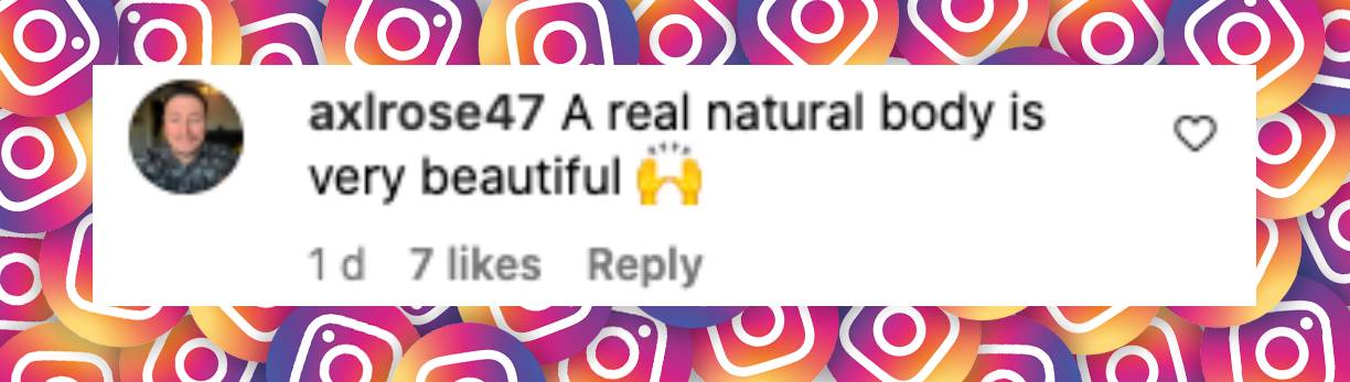 Fan comment about Nelly Furtado, posted on January 6, 2025 | Source: Instagram/extratv