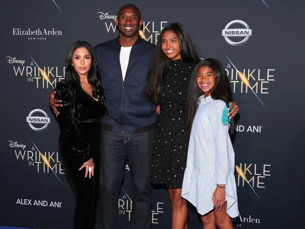 Vanessa and Kobe Bryant and their children attend the premiere of "A Wrinkle In Time" on February 26, 2018, in Los Angeles, California. | Source: Getty Images