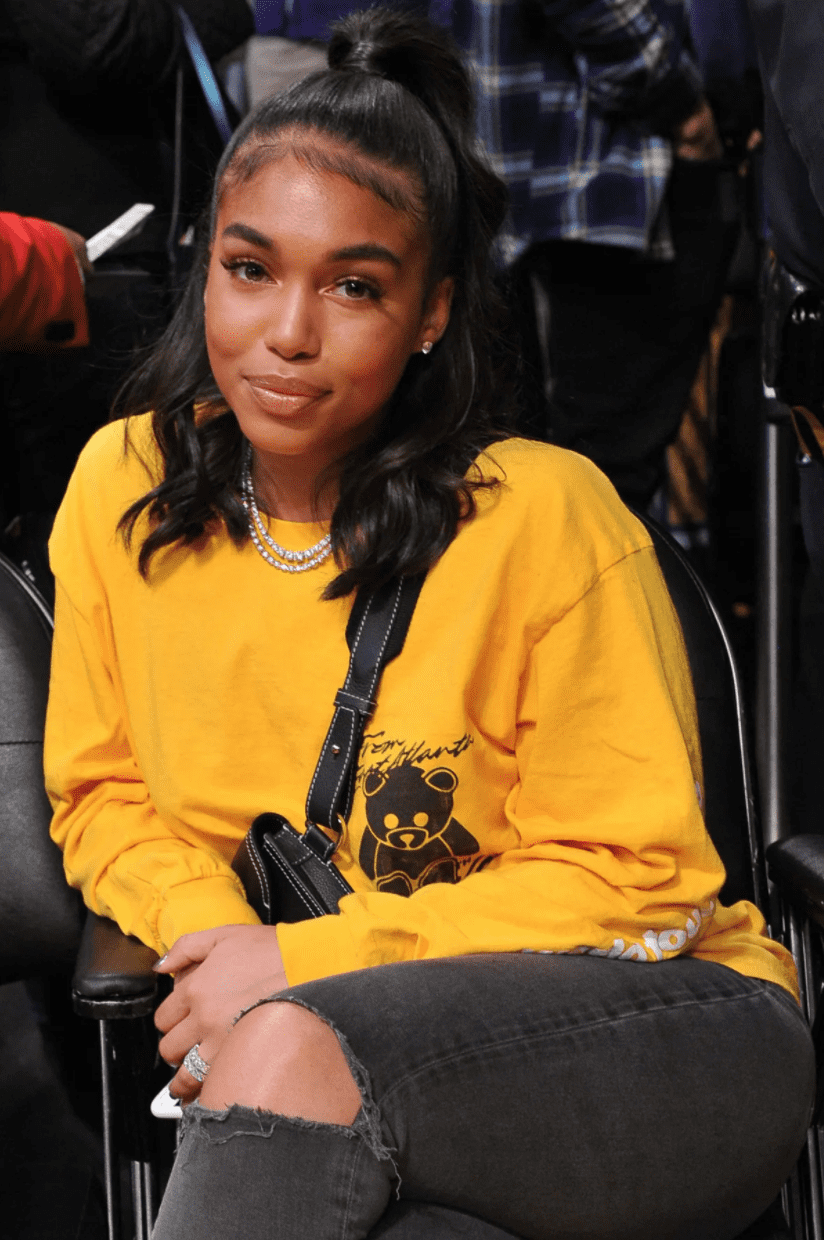 Lori Harvey at Staples Center for a basketball game between the Los Angeles Lakers and the Sacramento Kings on December 30, 2018 in Los Angeles, California. | Source: Getty Images
