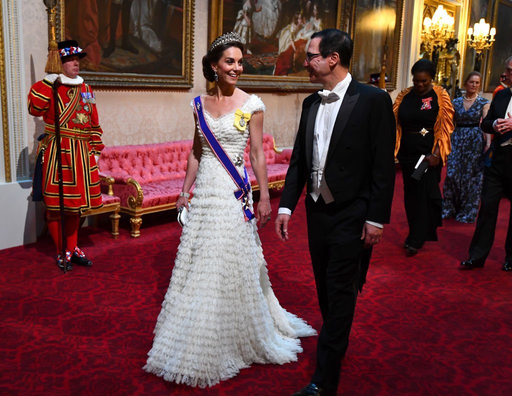 Kate Middleton attends the state banquet for US President Donald Trump on June 3, 2019 | Photo: Getty Images