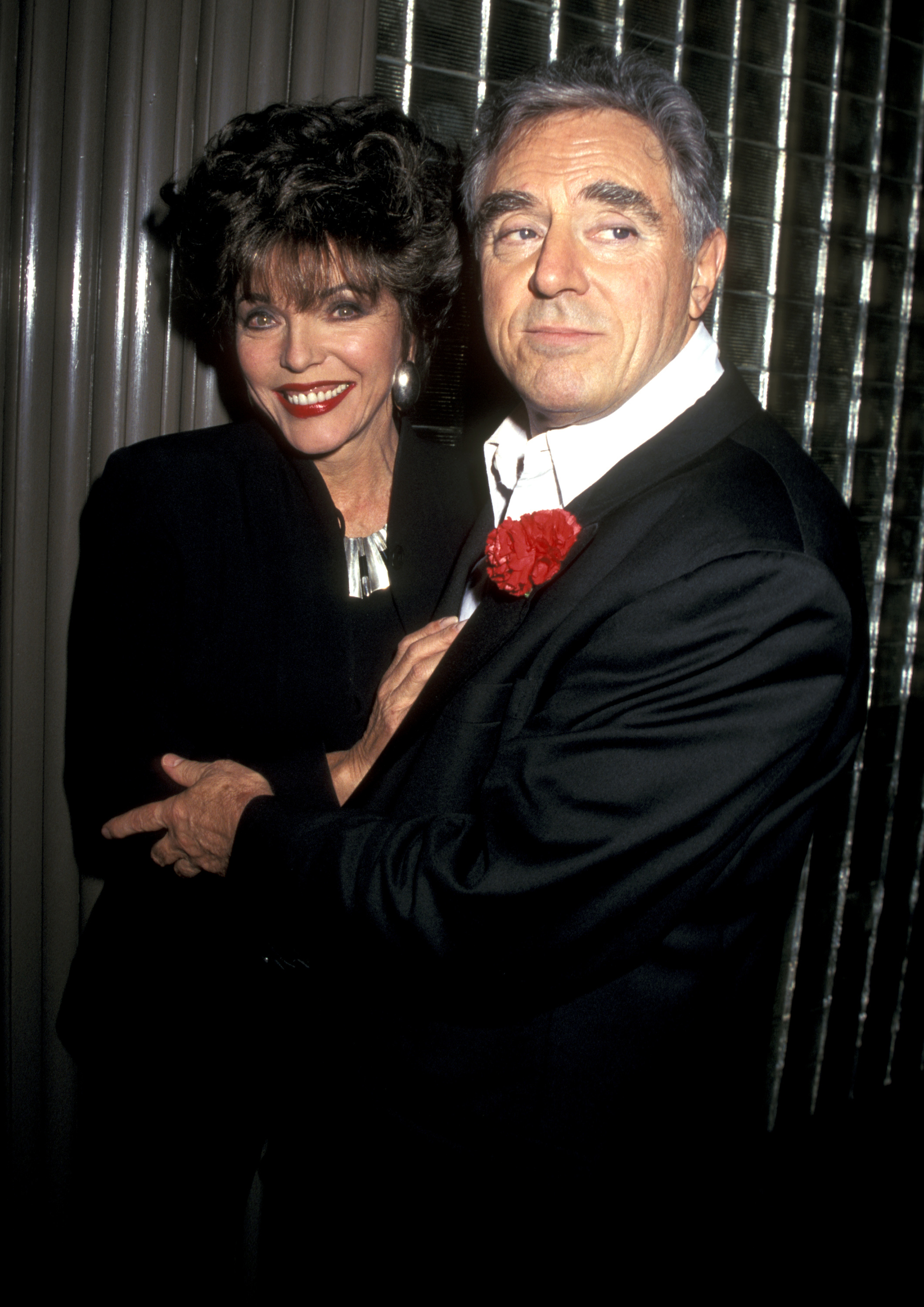Joan Collins and Anthony Newley photographed during Closing Night of "The Anthony Newley Show" in New York | Source: Getty Images