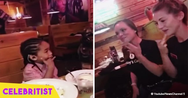 Hearing-impaired 4-year-old boy gets special birthday wish from waitresses in viral video