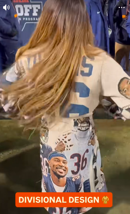 Simone Biles showing off her coat as she spins for the camera to show the back, posted on January 19, 2026. | Source: TikTok/@nbcsports