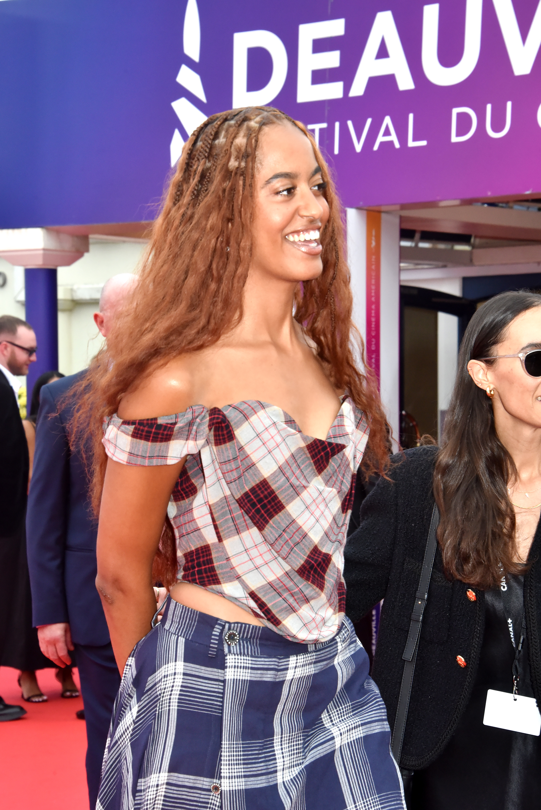 Malia Ann Obama arrives to attend the opening ceremony of the 50th edition of the Deauville American film festival, on September 6, 2024, in Deauville. | Source: Getty Images