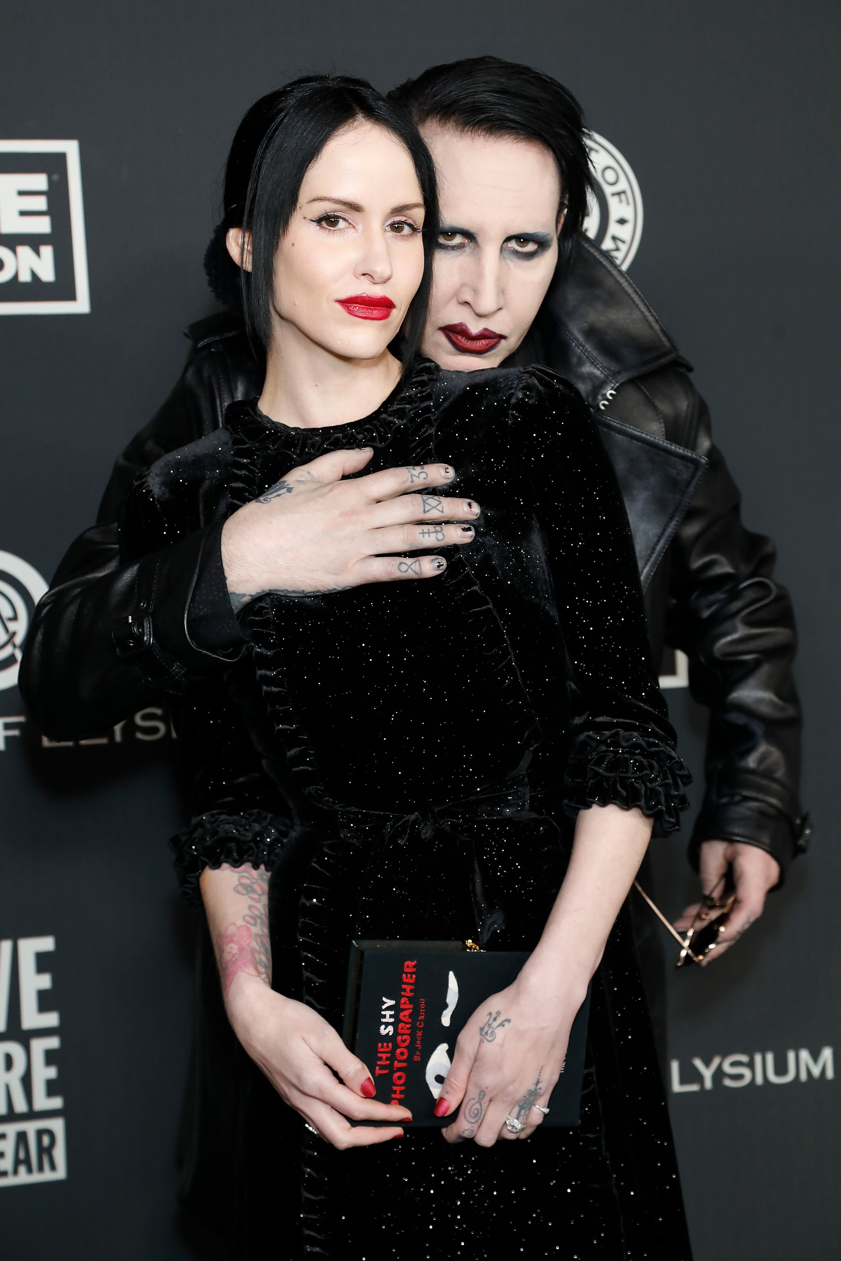 Lindsay Usich and Marilyn Manson during The Art Of Elysium's 13th Annual Celebration - Heaven at Hollywood Palladium on January 04, 2020 in Los Angeles, California | Source: Getty Images