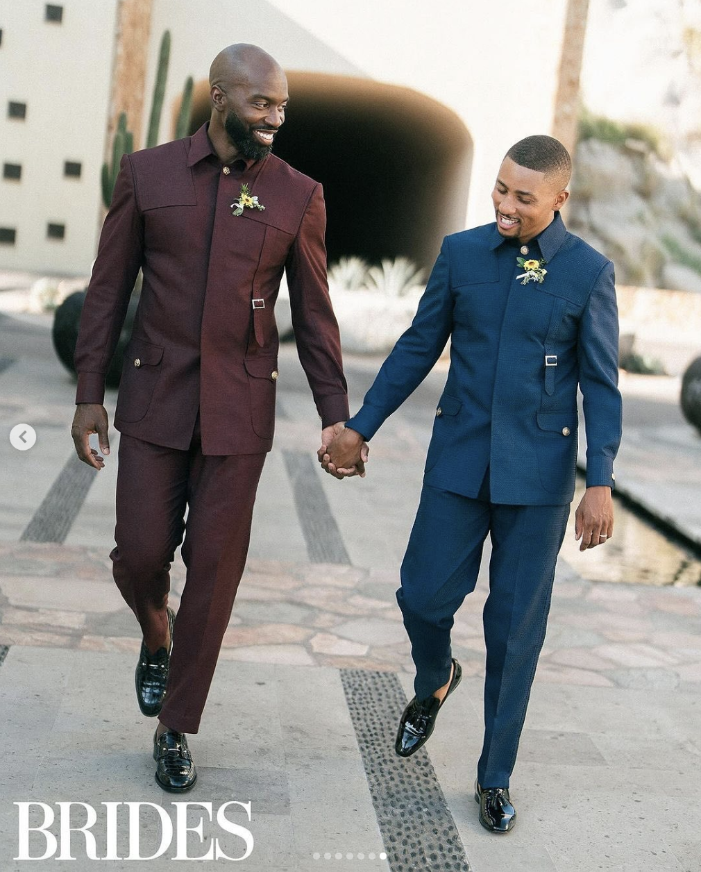 Greg Mathis Jr. and Elliott Cooper on their wedding day posted on October 24, 2024 | Source: Instagram/brides