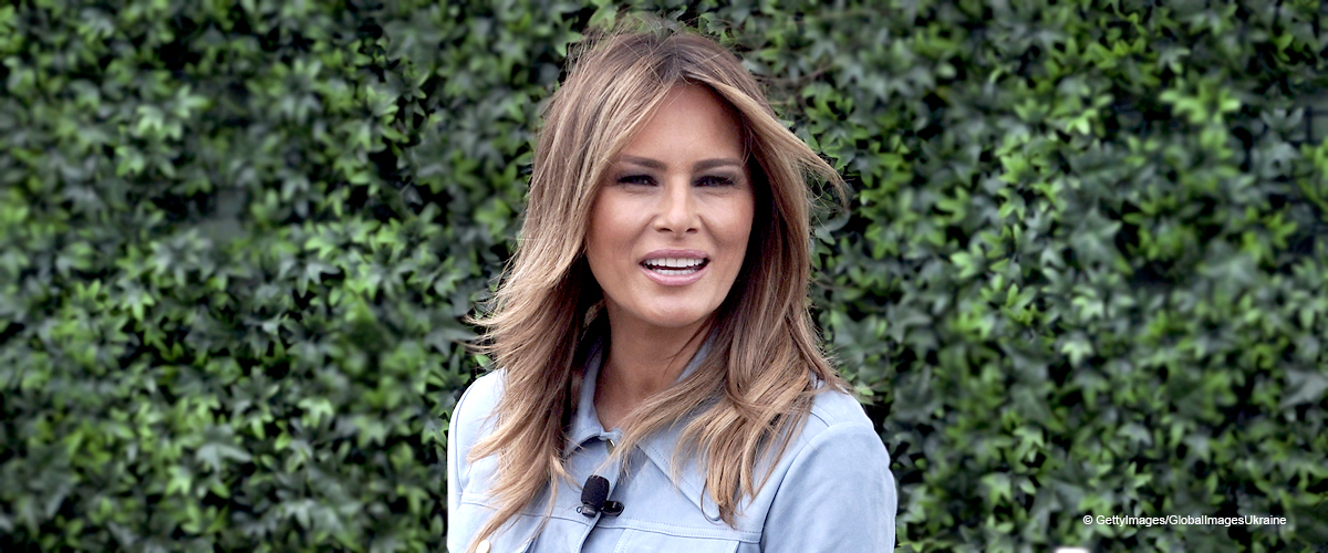 Melania Trump Stuns in Olive Dress before Turning 49, Helping Kids Write Letters to the US Military 