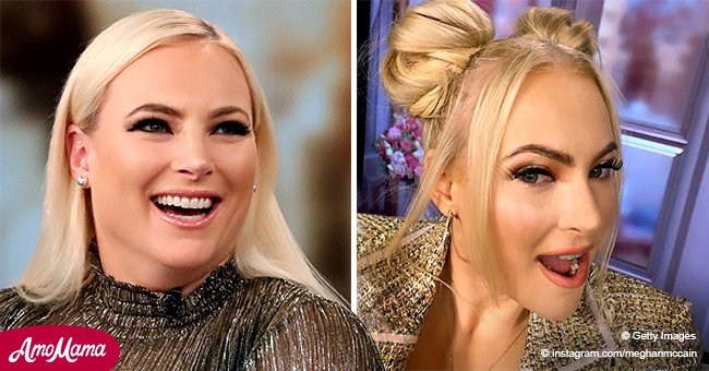 Meghan Mccain Switches Up Her Typical Hairstyle For 2 Stylish Buns On New Episode Of The View