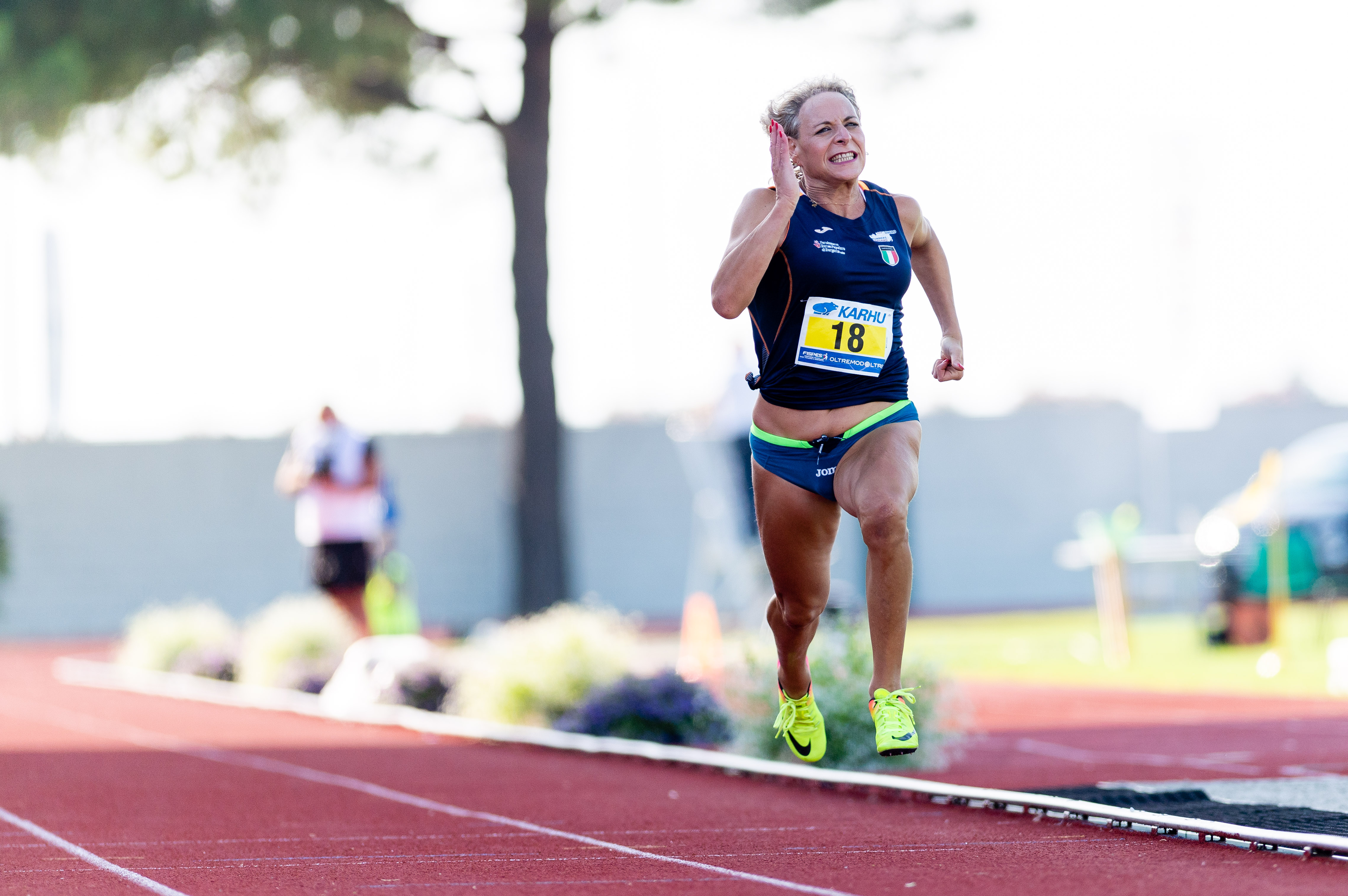 Valentina Petrillo competes in the 100m T12 event during the Italian Paralympic Athletics on September 11, 2020, in Jesolo, Italy. | Source: Getty Images