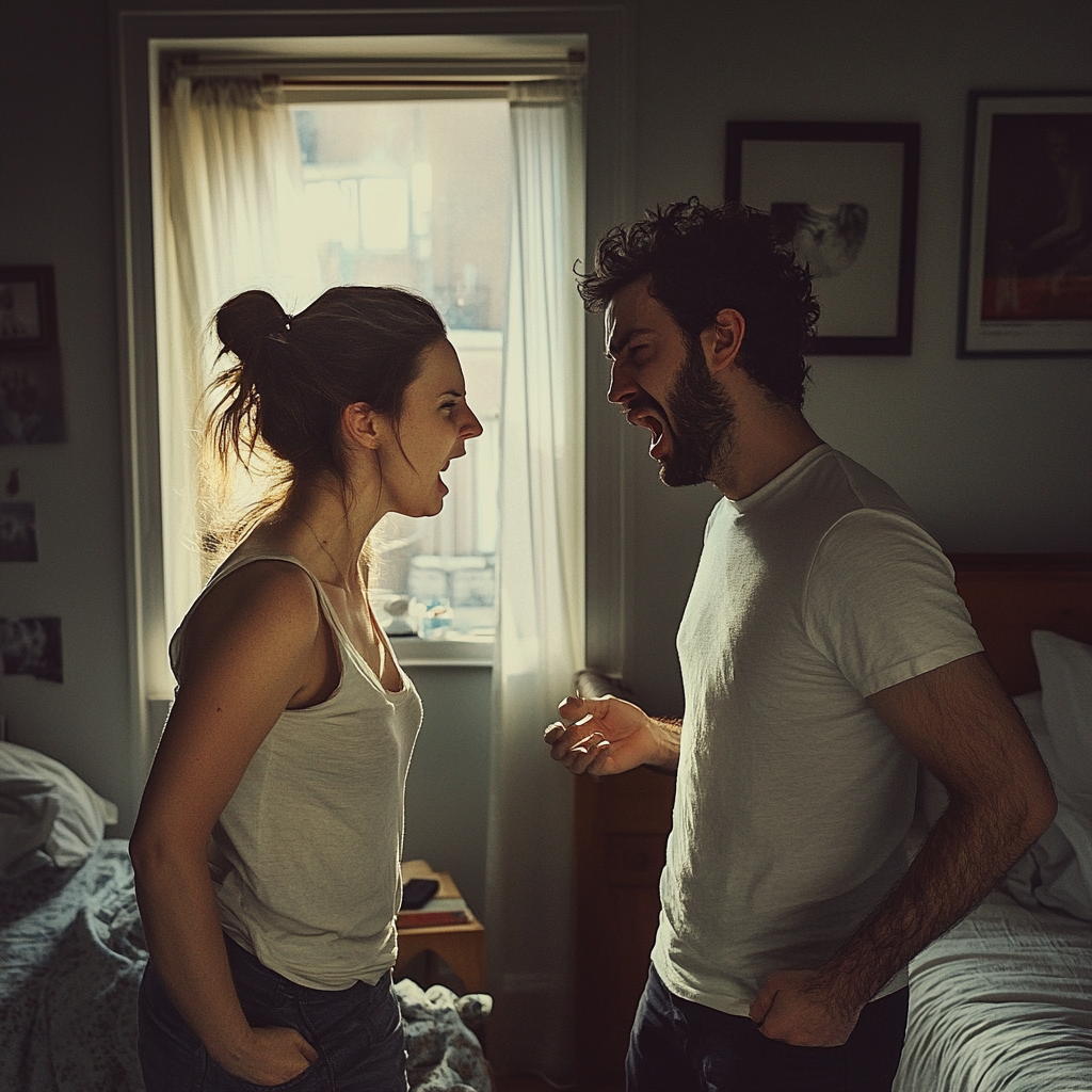 A couple arguing | Source: Midjourney