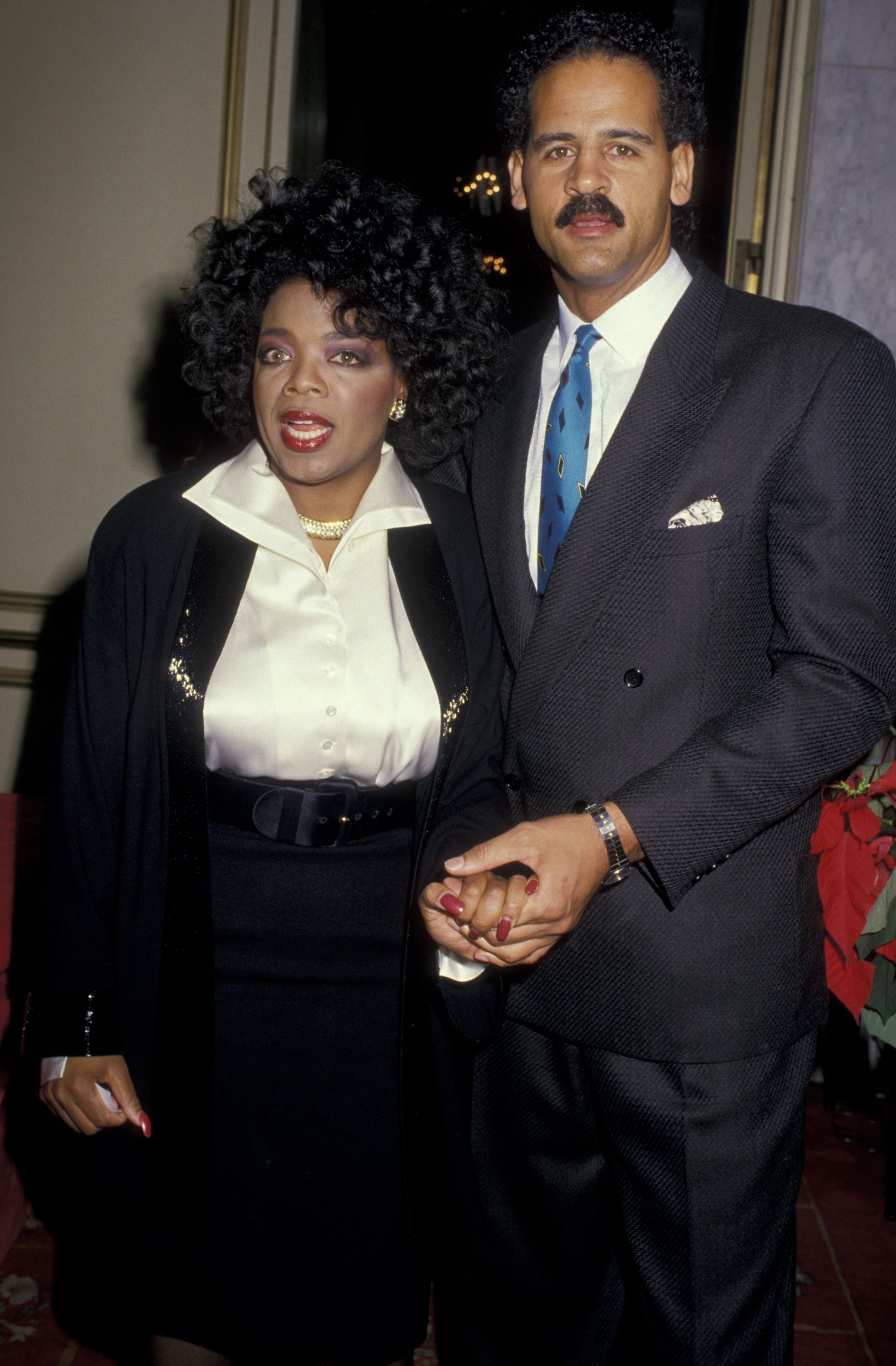 Oprah Winfrey and Steadman Graham attend 47th Annual Golden Apple Awards on December 13, 1987 at the Beverly Wilshire Hotel. | Source: Getty Images
