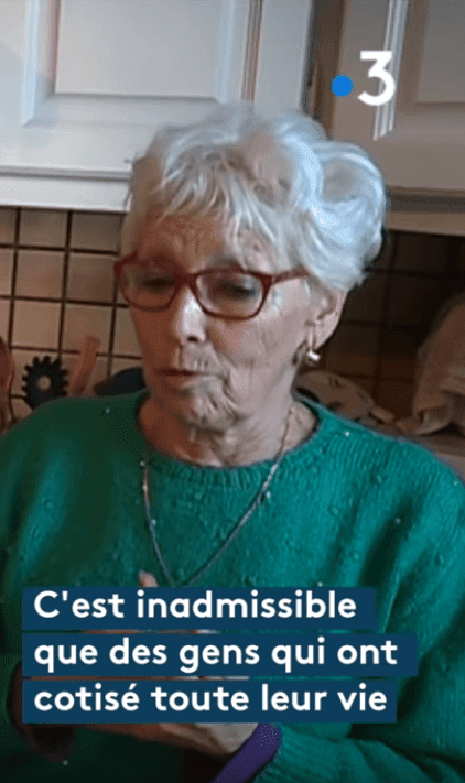 Marie Claire dans "Grand débat : la précarité des femmes retraitées agricoles" | source : France 3 Nouvelle-Aquitaine / youtube