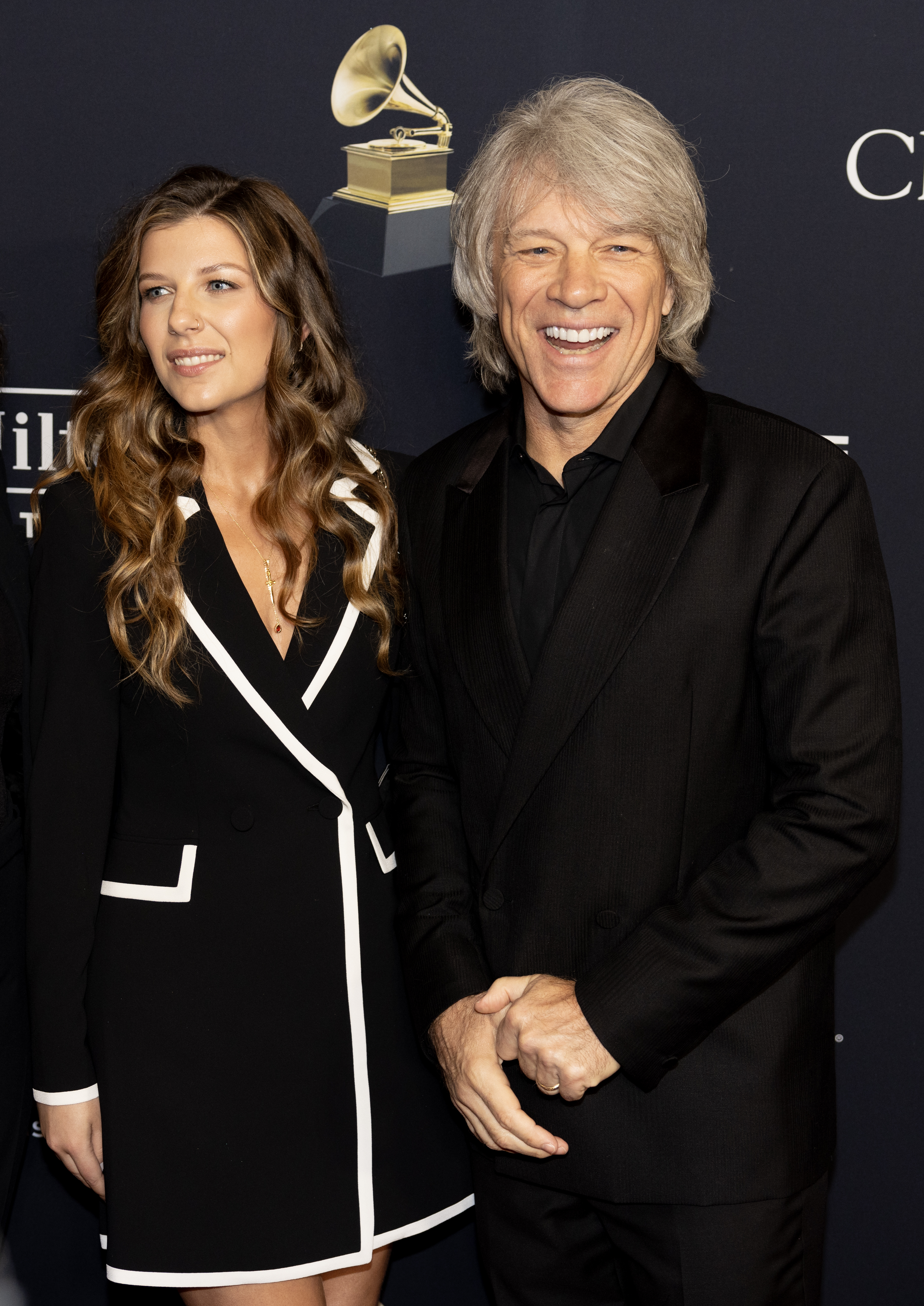 Stephanie Rose Bongiovi and Jon Bon Jovi at the at the 66th Grammy Awards' Pre-Grammy Gala in Beverly Hills, California on February 3, 2024 | Source: Getty Images