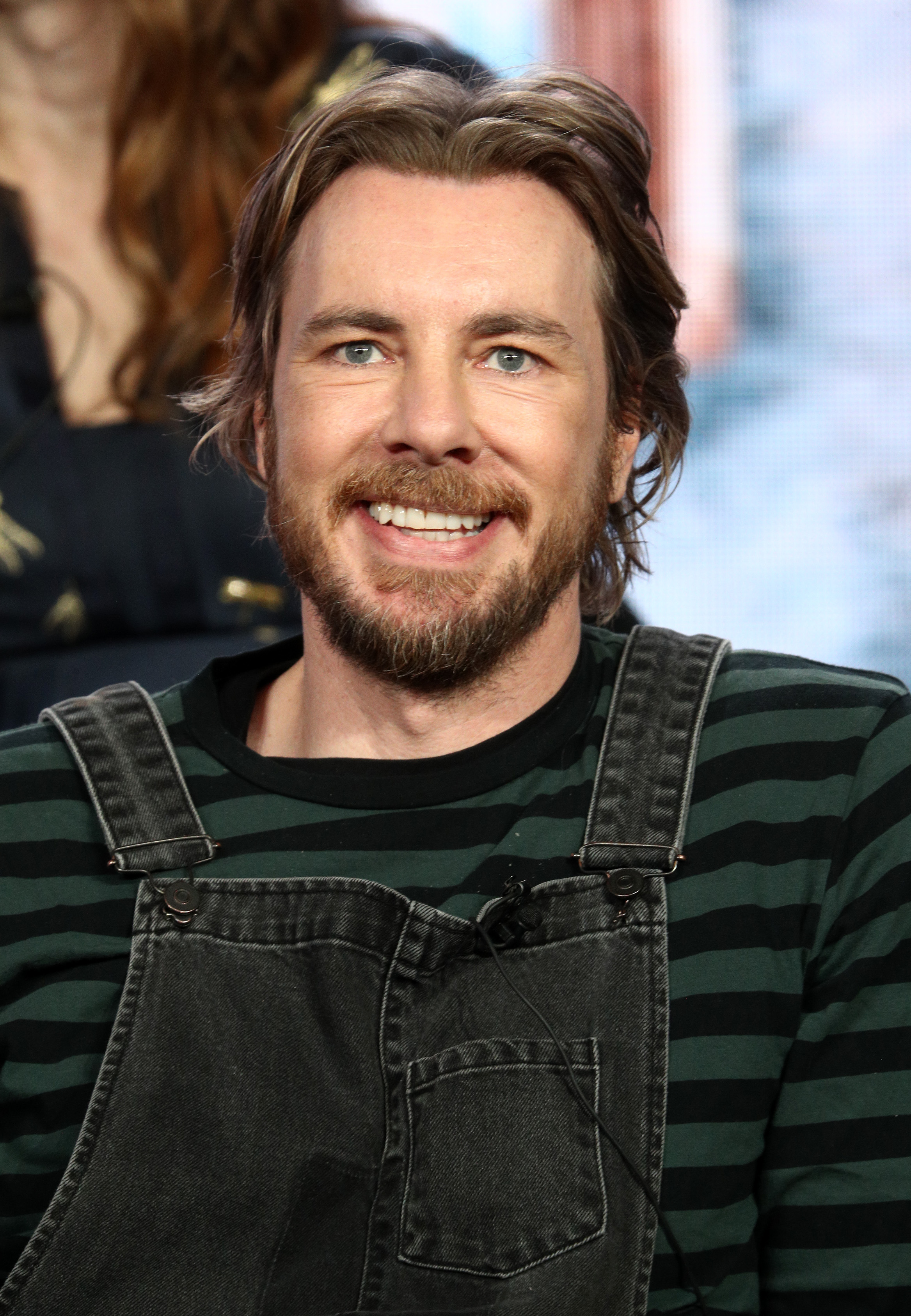 Dax Shepard speaking at the Winter Television Critics Association Press Tour in Pasadena, California on February 5, 2019 | Source: Getty Images