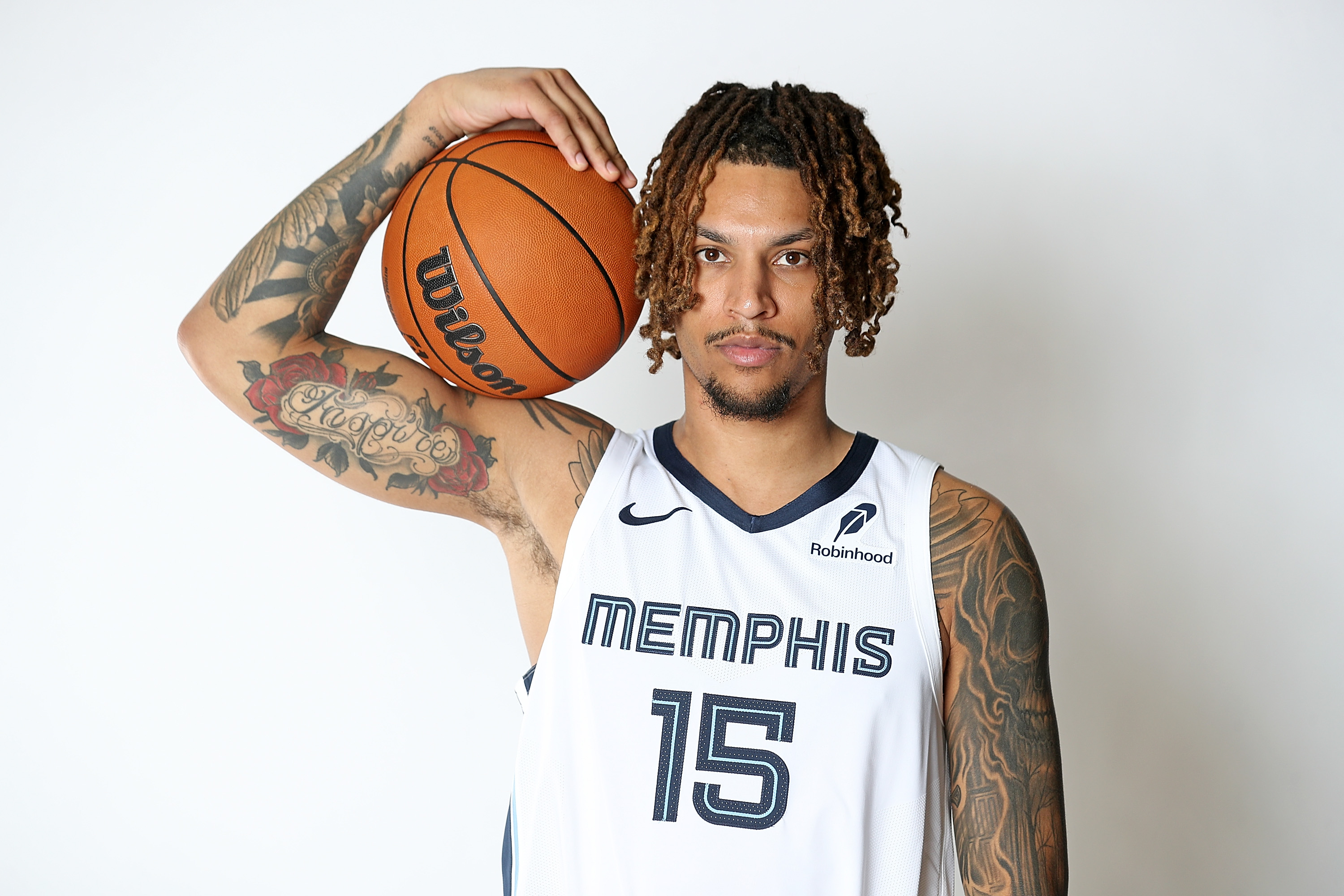Brandon Clarke poses for a photo during media day on September 30, 2024 | Source: Getty Images