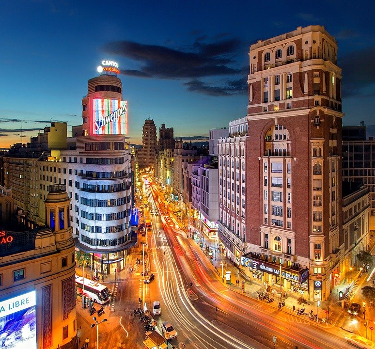Madrid / Imagen tomada de: Pixabay