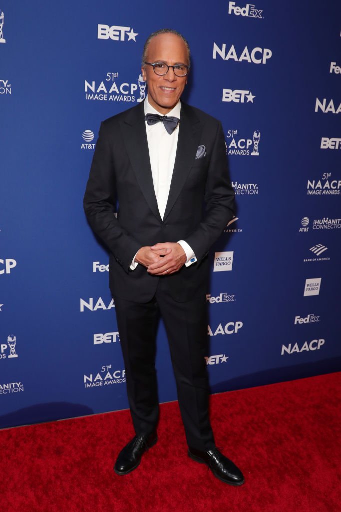 Lester Holt attends 51st NAACP Image Awards on February 21, 2020 in Hollywood, California. | Photo: Getty Images