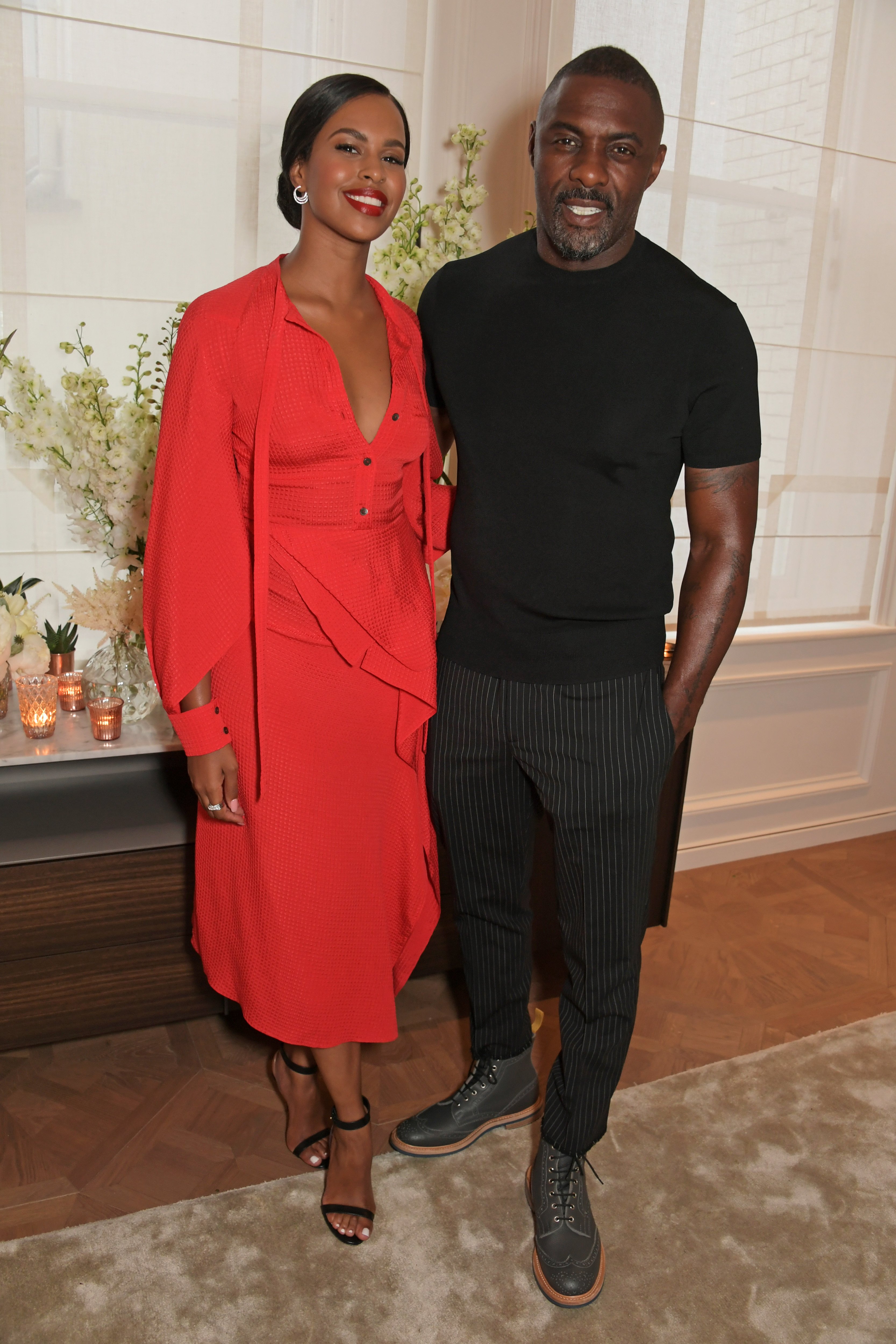 Sabrina Dhowre and Idris Elba on June 5, 2019 in London, England | Photo: Getty Images