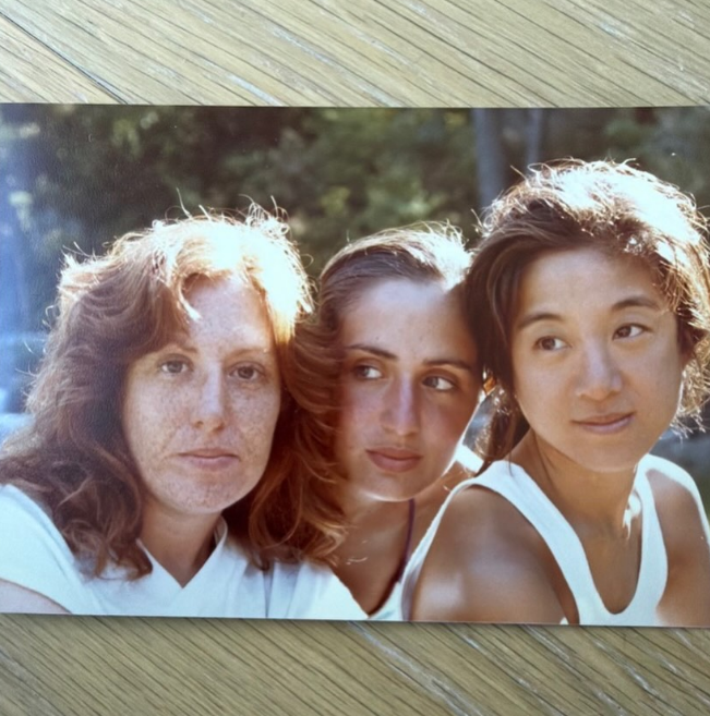 Vera Wang grew up like any other Chinese-American child, sharing a normal childhood filled with friends and close relationships. In this photo, she posed poolside with Deborah and Rebecca Moses during a throwback moment captured at her Southampton house around 1981 in Southampton, New York, which was uploaded on April 18, 2026. | Source: Instagram/verawang