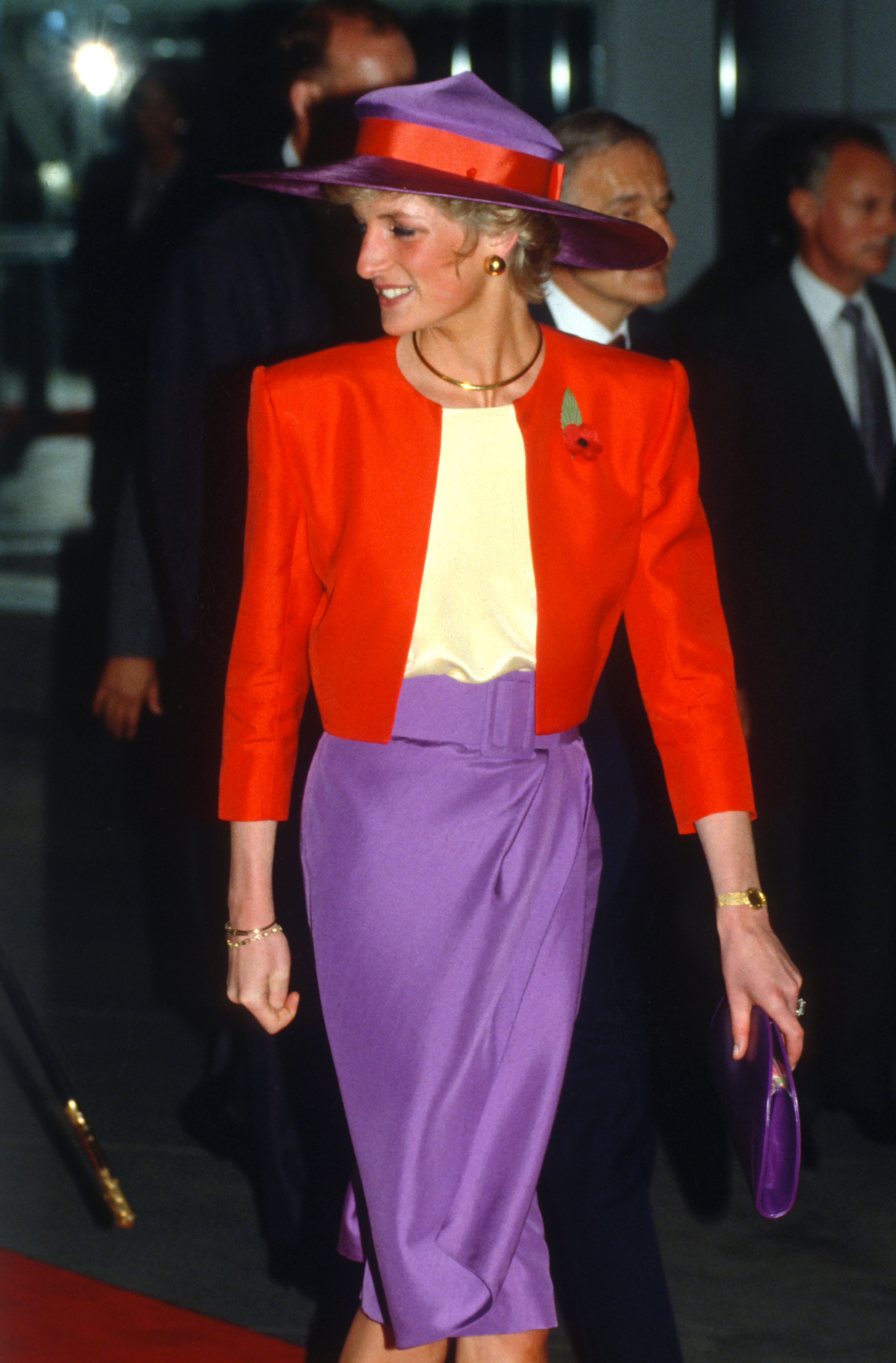 Princess Diana during the Governor's launch on November 7, 1989 in Hong Kong, China. | Source: Getty Images