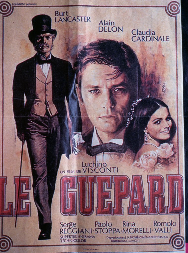 La bande d'affiche du film Le Guépard. | Photo : Getty Images
