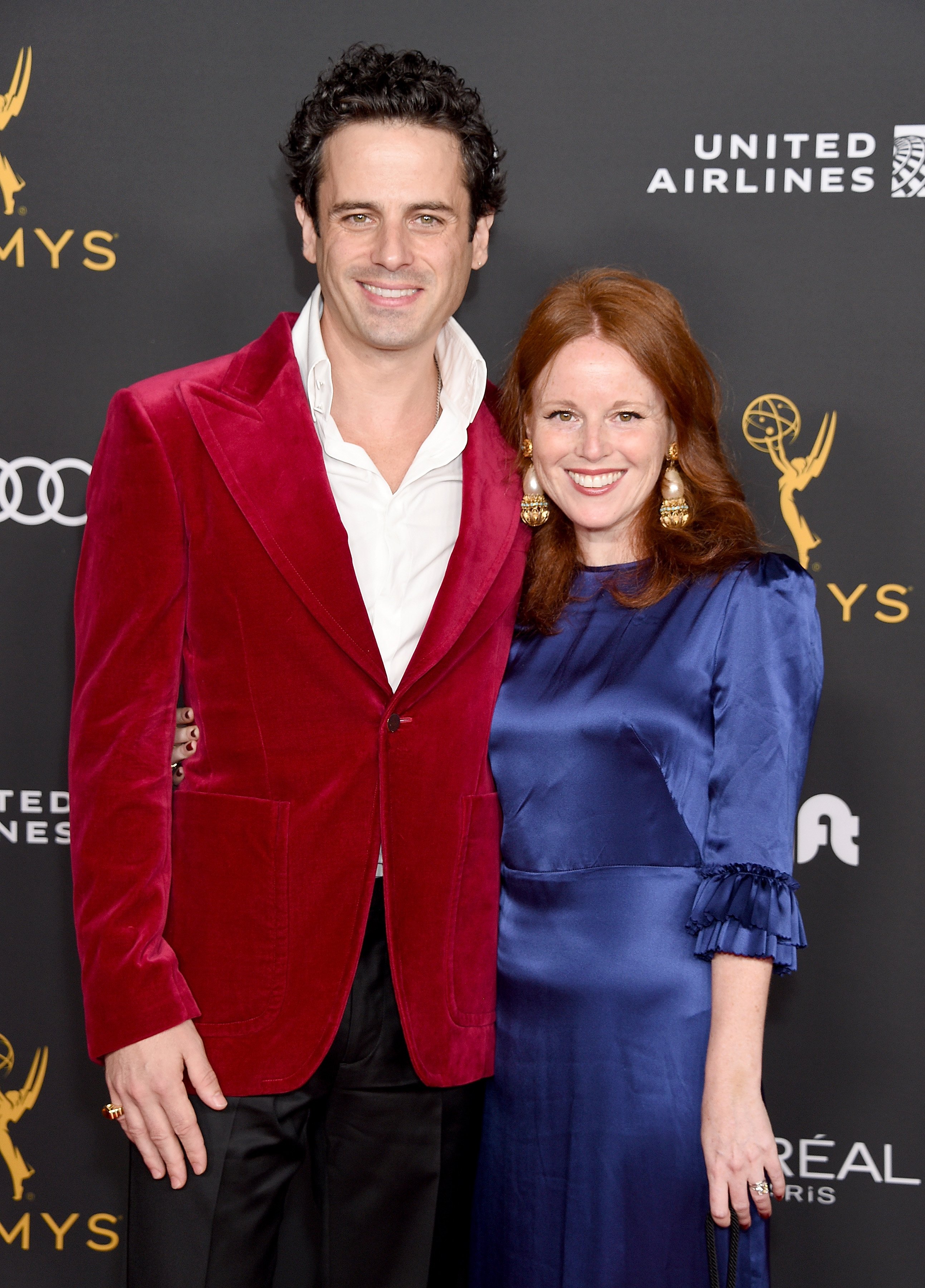 Luke Kirby and Andrea Sarubbi at the party for Emmy Nominated Performers on September 20, 2019, in Beverly Hills | Source: Getty Images