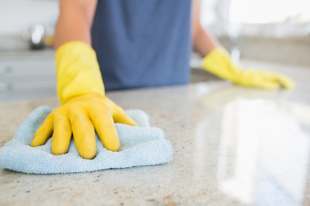 Limpia los mostradores de tu cocina-Imagen tomada de Shutterstock Limpia los mostradores de tu cocina-Imagen tomada de Shutterstock