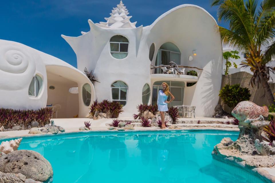 The Seashell House — Isla Mujeres, Mexico | Source: facebook.com/The Seashell house
