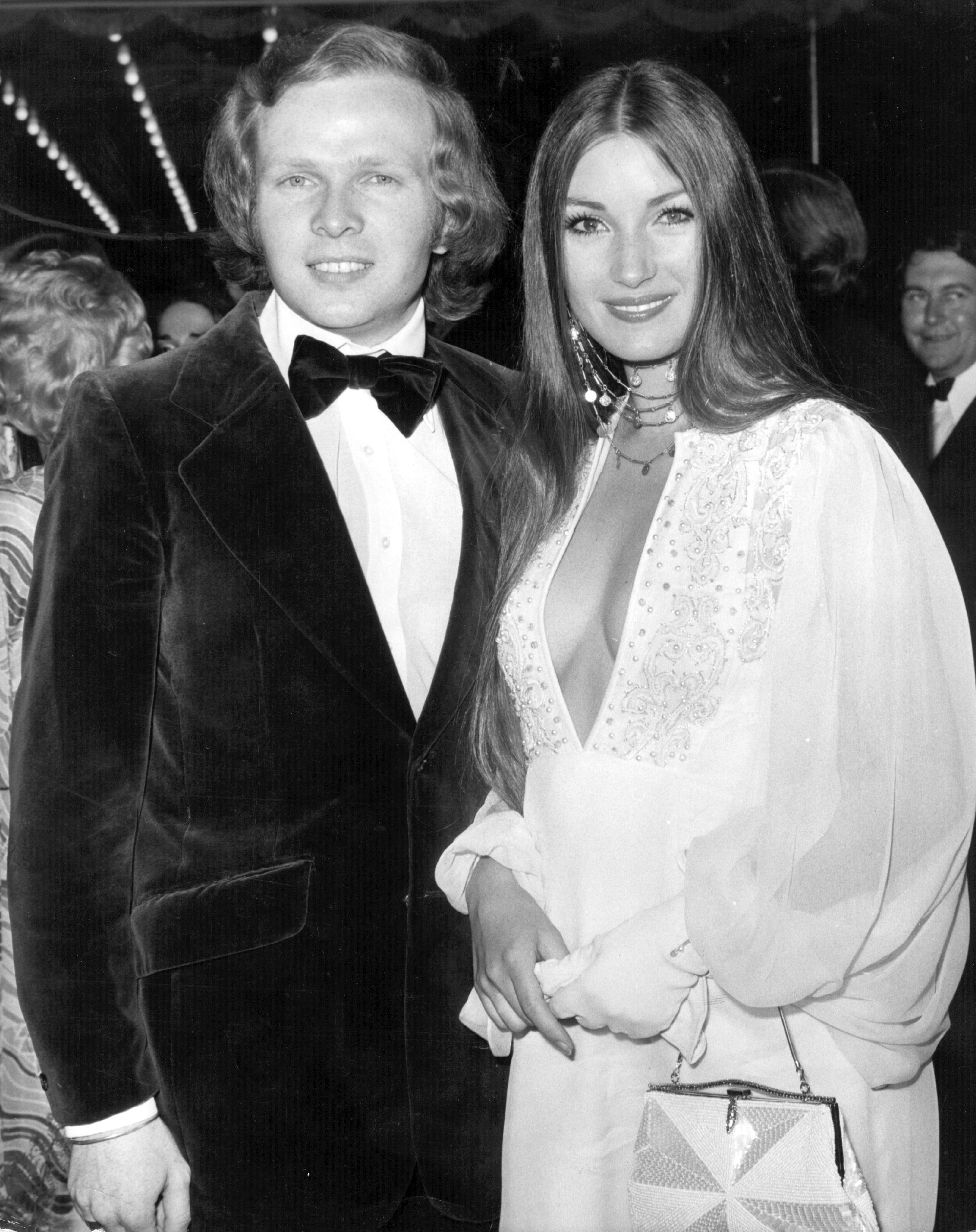 Jane Seymour at the London premiere of "Live And Let Die" her ex-husband Michael Attenborough on July 6, 1973, in England. | Source: Getty Images