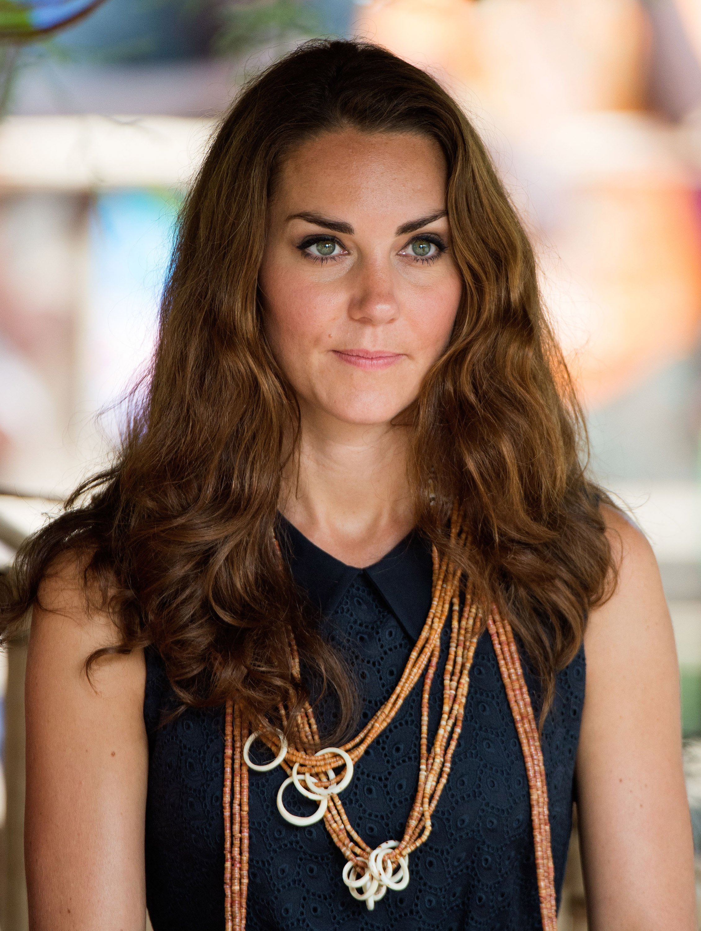 Catherine, Duchess of Cambridge visit Tuvanipupu Island on their Diamond Jubilee tour of the Far East on September 17, 2012. | Source: Getty Images