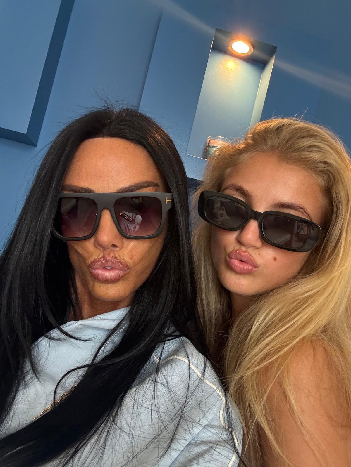Katie Price and her daughter Princess, as seen in a photo posted on 11 April 2026. | Source: Facebook/Katie Price