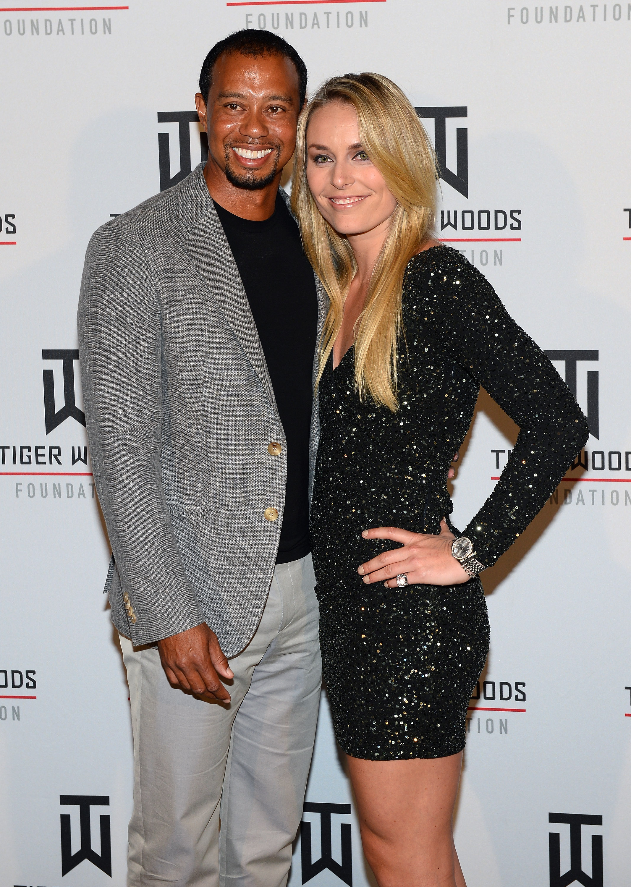 Tiger Woods and Lindsey Vonn at the Tiger Jam in Las Vegas, Nevada on May 17, 2014. | Source: Getty Images