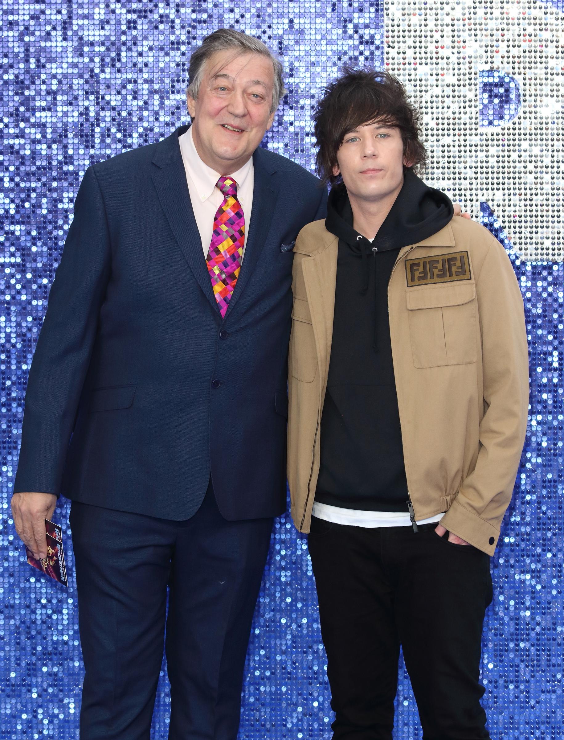 Stephen Fry and Elliott Spencer at the UK Premiere of "Rocketman" in 2019. | Source: Getty Images