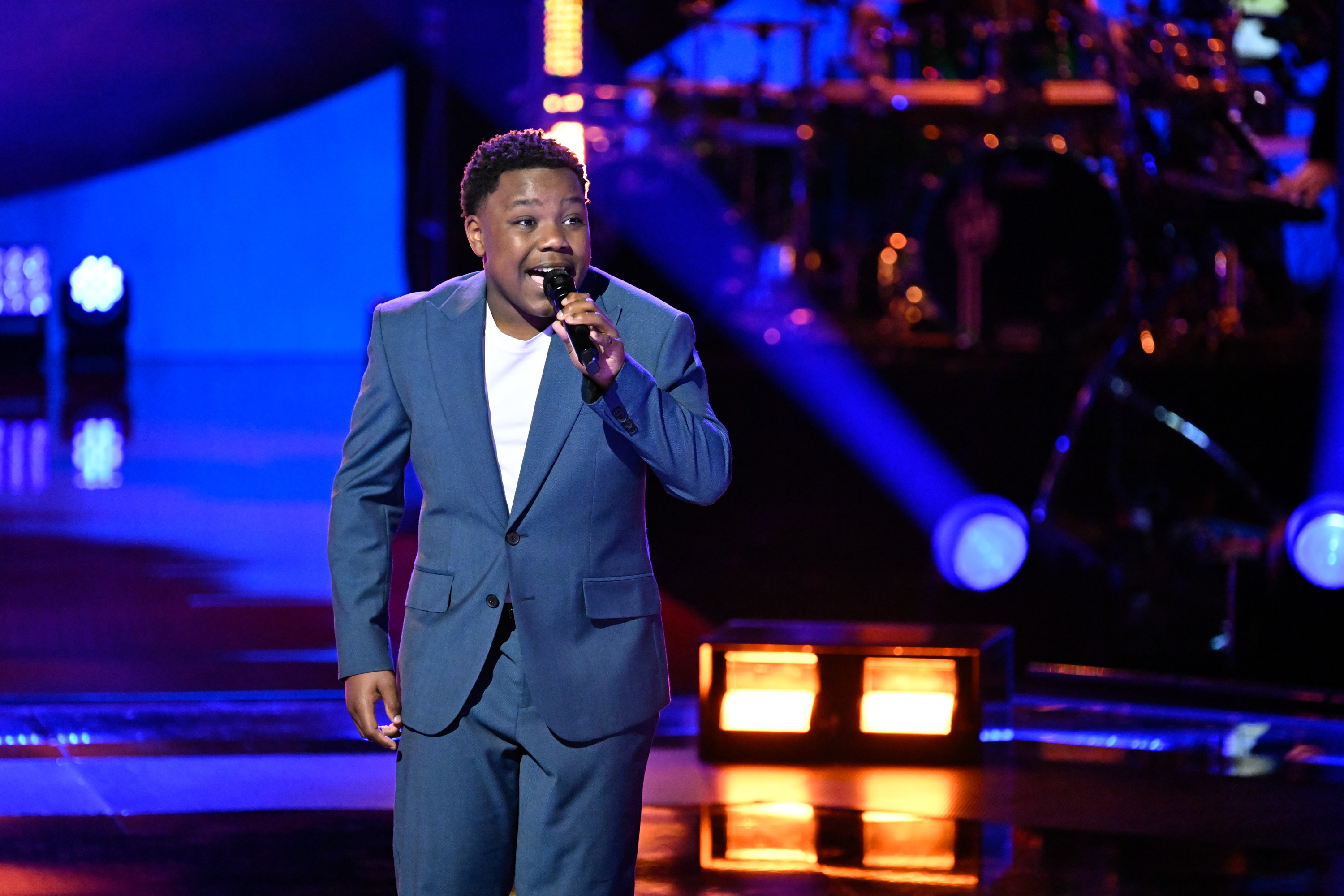 Jaukeem Fortson on "The Voice" "The Playoffs Part 3" season 26 on September 25, 2024 | Source: Getty Images