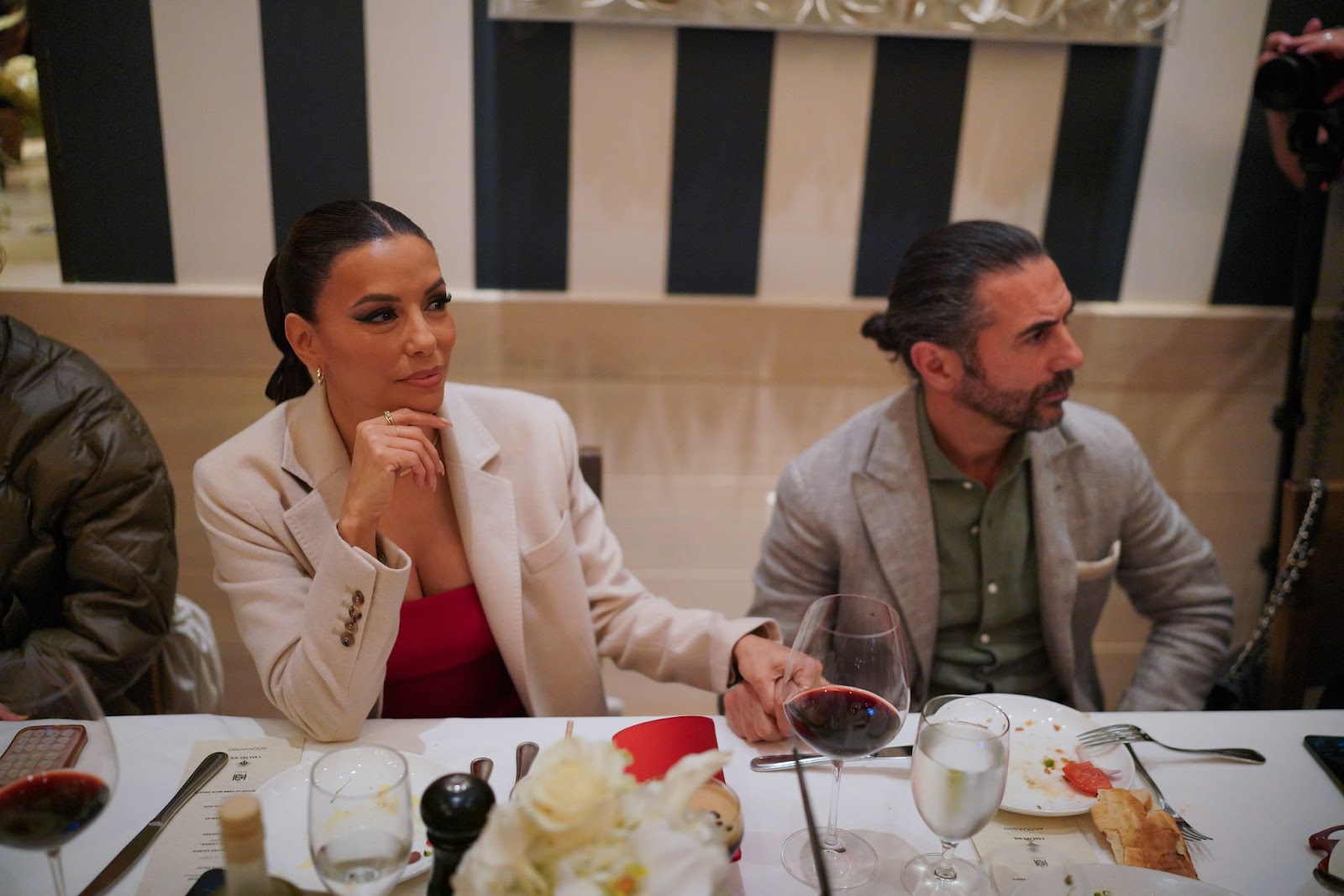 Eva Longoria and José Bastón at an event celebrating the actress on April 30, 2024, in Beverly Hills, California. | Source: Getty Images